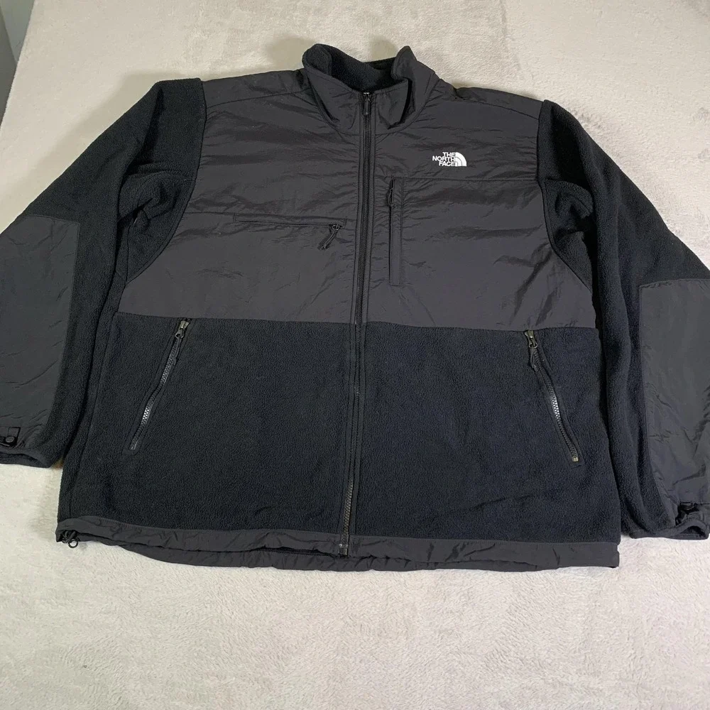 Vintage The North Face Denali Jacket Mens 2XL Black Fleece Full Zip Polartec XXL